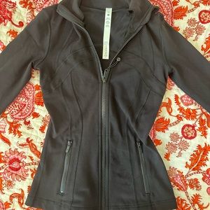 Lululemon black define jacket size 0
